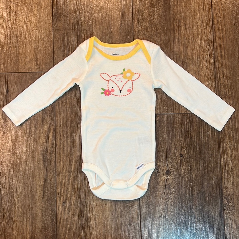 Toddler girls long sleeve onesie:
